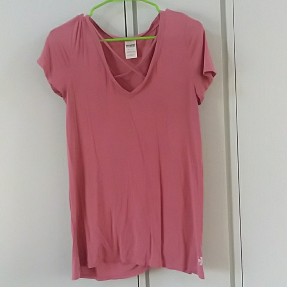 Pink v neck